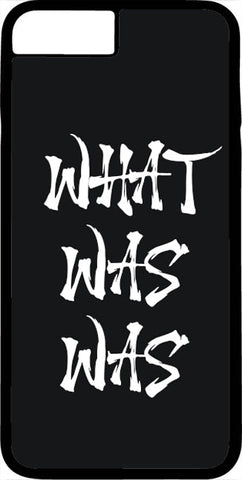 WHAT WAS WAS - כיסוי בעיצוב משפטים